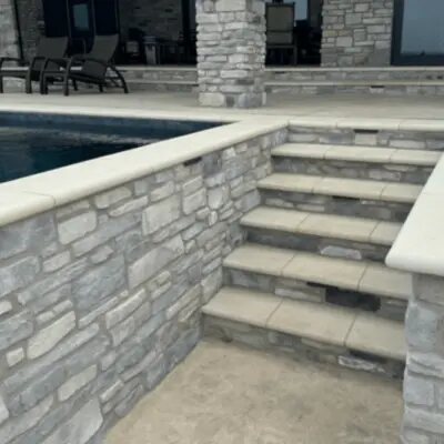 Layered entry wall